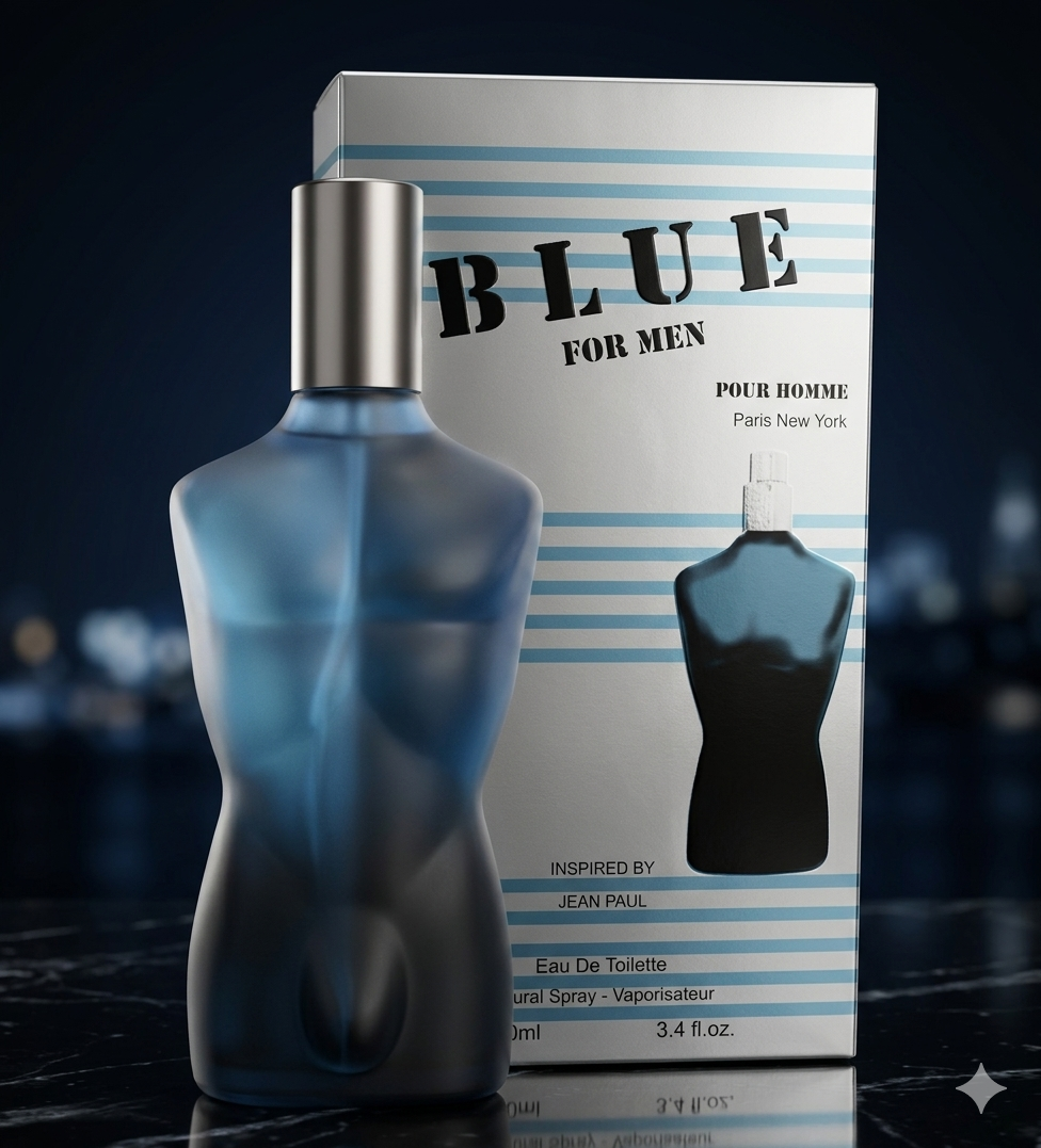 Blue for man